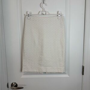 J Crew Jacquard Pencil Skirt